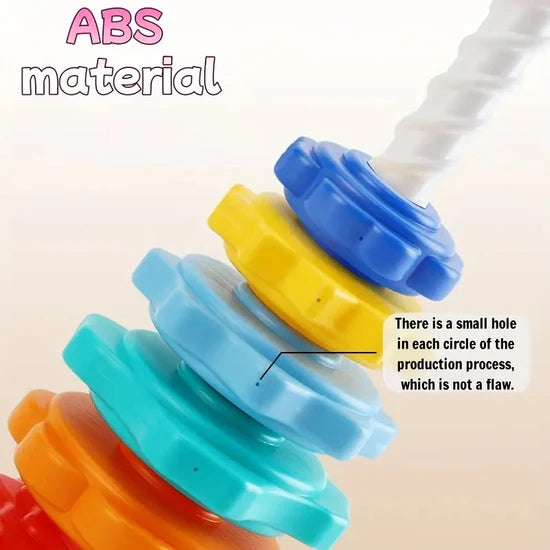Rainbow Rotating Spin Stacking Ferrule Tower