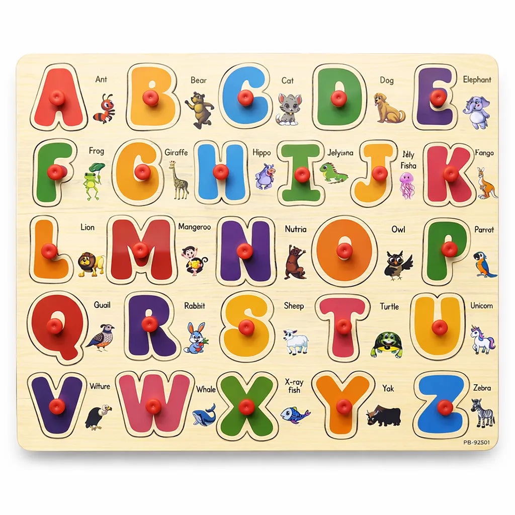 Wooden Montessori Peg Puzzle Sorting Boards - The Ultimate Early Learn ...