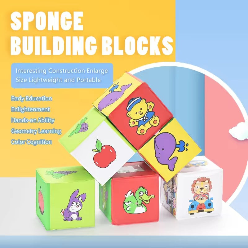 Square Shape EVA Foam Educational Montessori Blocks
