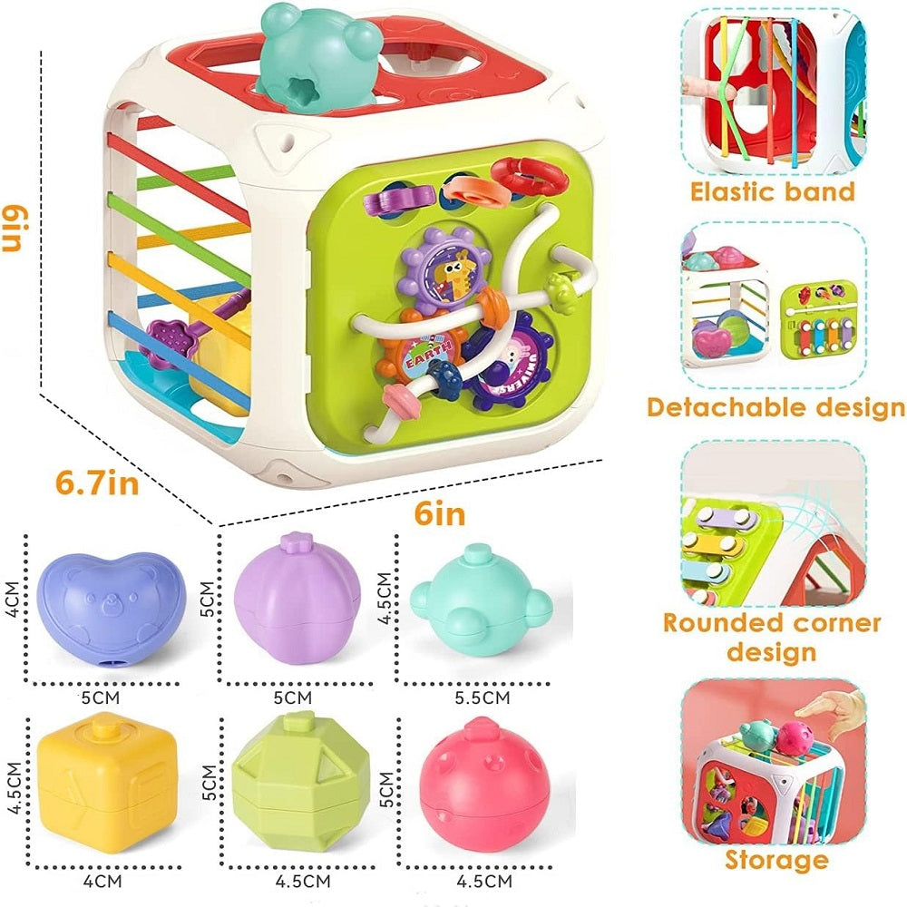 7 In 1 Multi-functional Shape Sorting Box Educational Activity