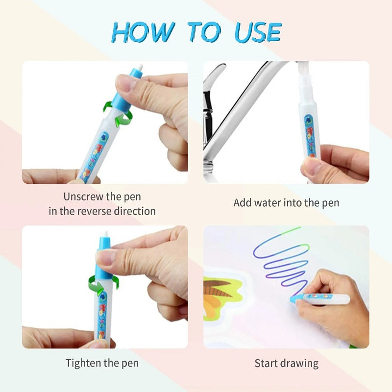 Color Magic Water Canvas Drawing Mat