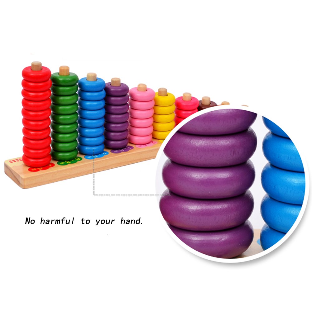 Wooden Montessori Counting Rack Abacus