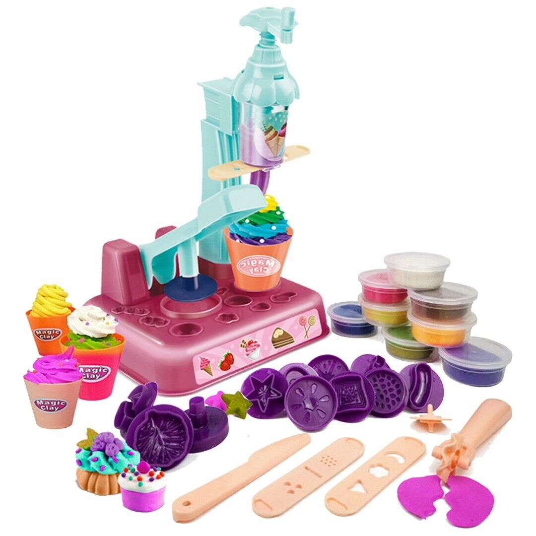 Magic Clay Ice Cream Machine Play Dough Pretend Play Set