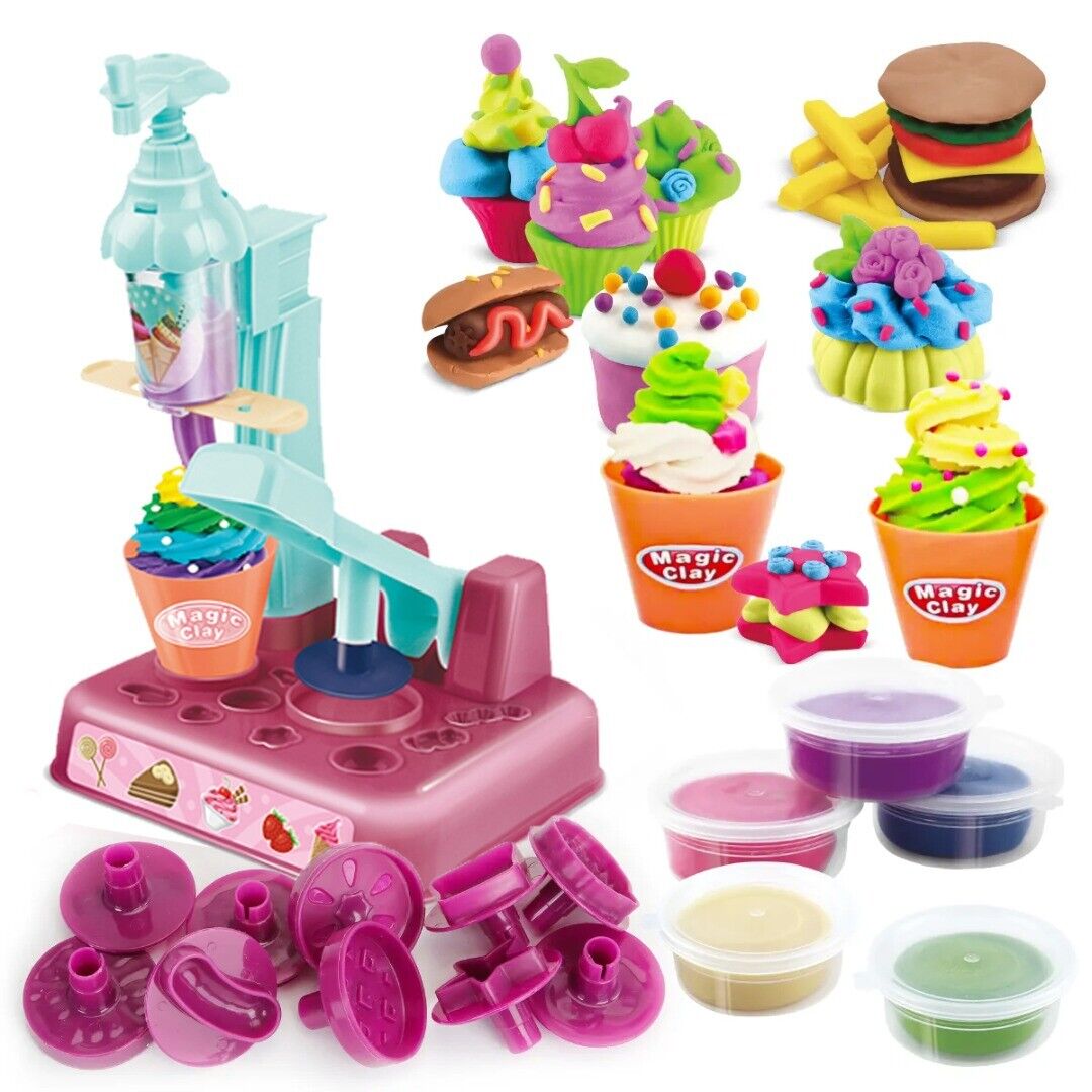 Magic Clay Ice Cream Machine Play Dough Pretend Play Set