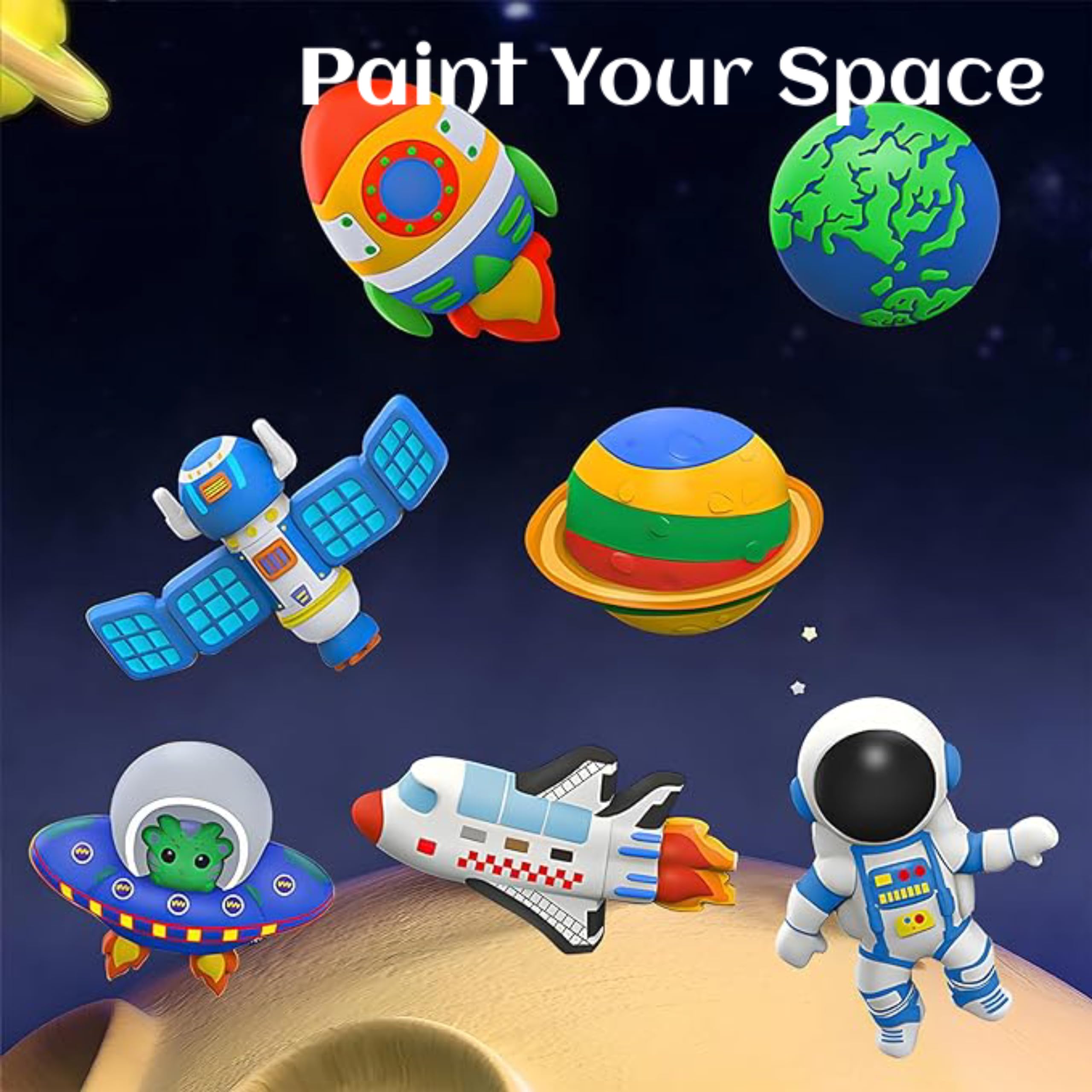 DIY 3D Character Painting Activity Kit For Kids