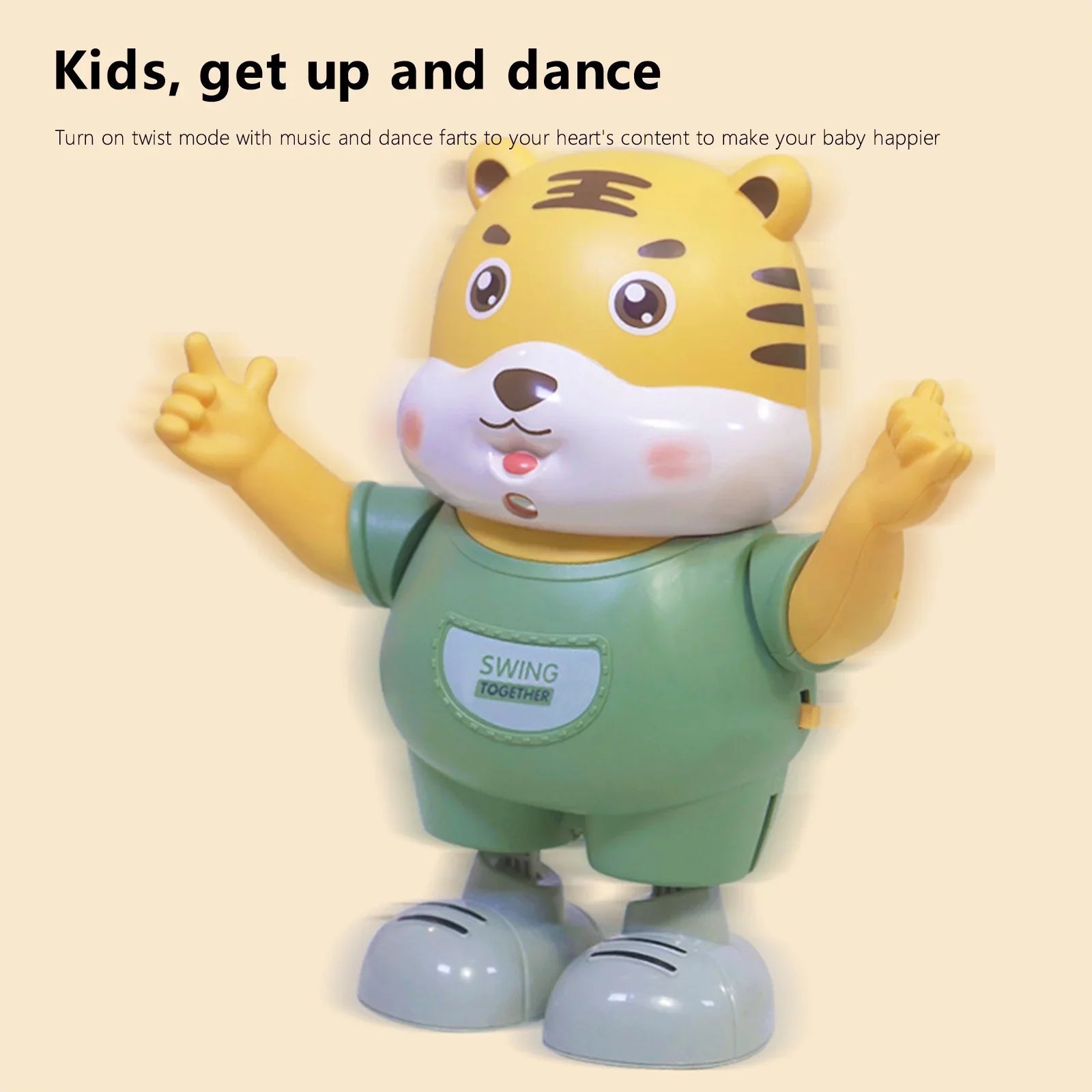 Singing And Dancing Funny Tiger With Projector