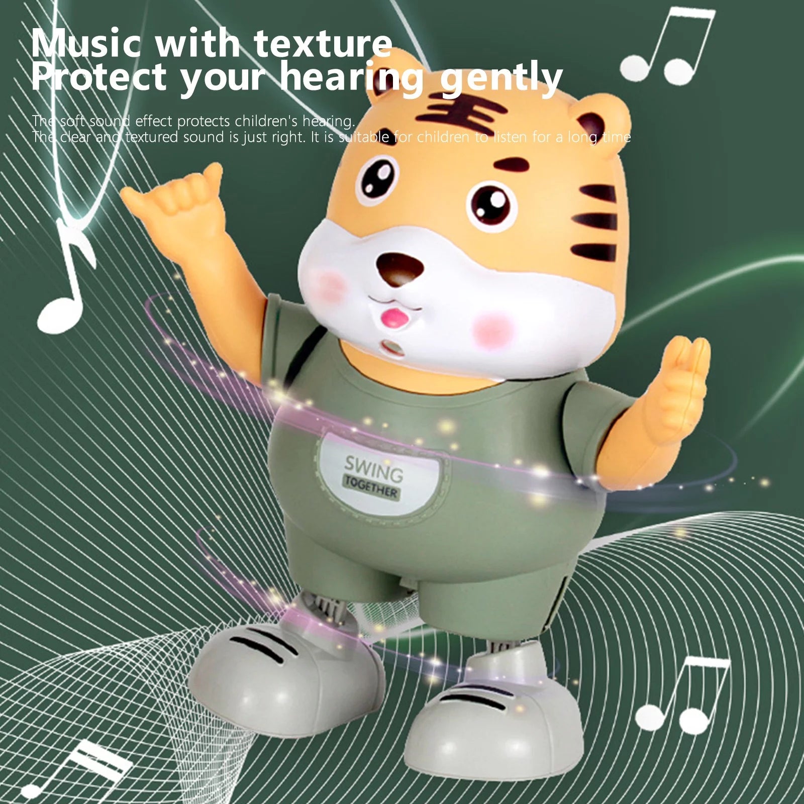 Singing And Dancing Funny Tiger With Projector