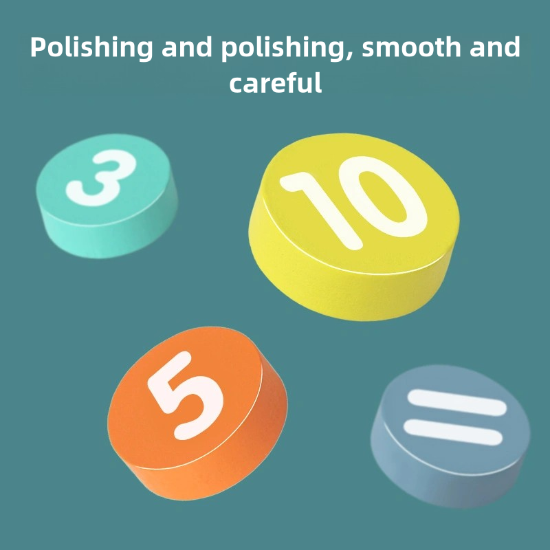 Wooden Montessori Numerical Operation Cognitive Matching Puzzle