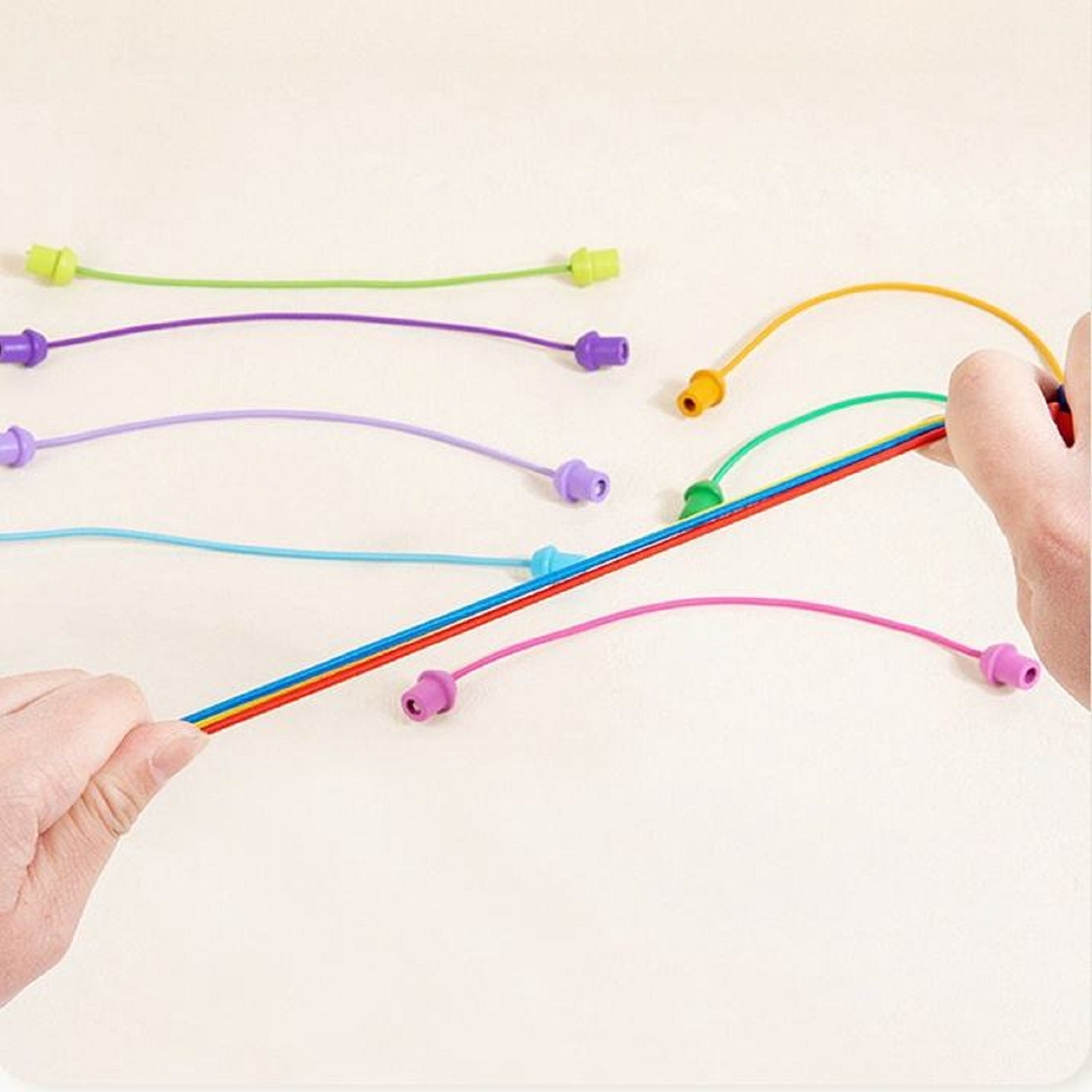 Wooden Brainy Knots Rope Breaking Challenge Game