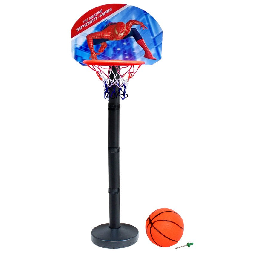 Spider Man Adjustable  Basketball Stand Set For Kids