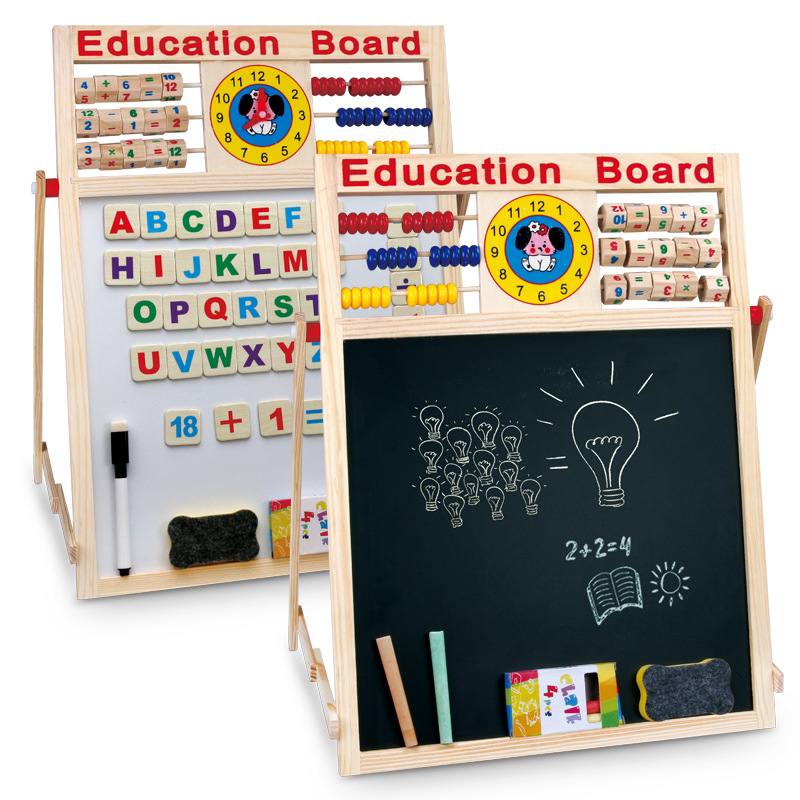 Wooden Magnetic Double Sided Writing & Drawing Board