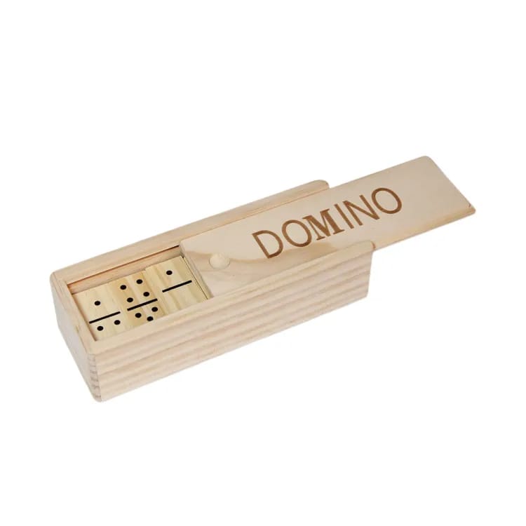 Wooden Dominoes Game 28 Pcs Set