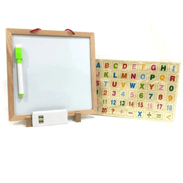 Wooden 2 in 1 Magnetic Writing/Drawing Board