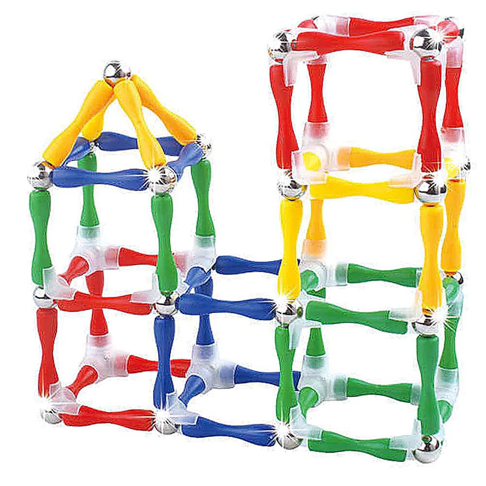 Magnetic Balls & Sticks Building Blocks Set -124 pcs