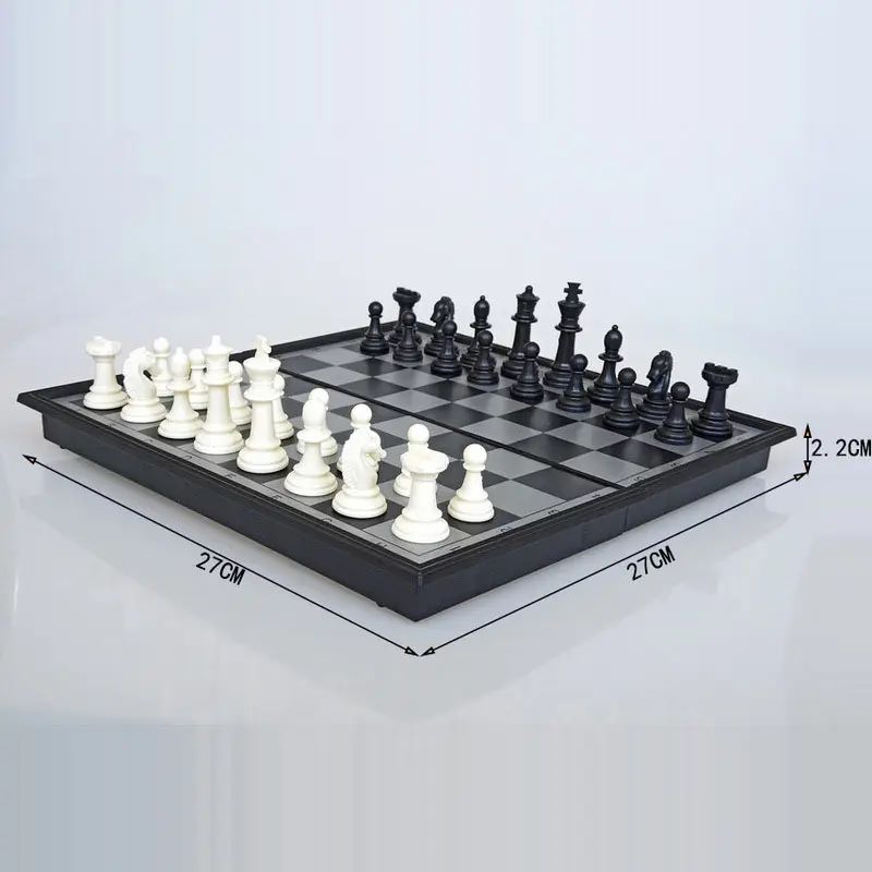 Travel Portable Folding 3in1 magnetic chess board Game