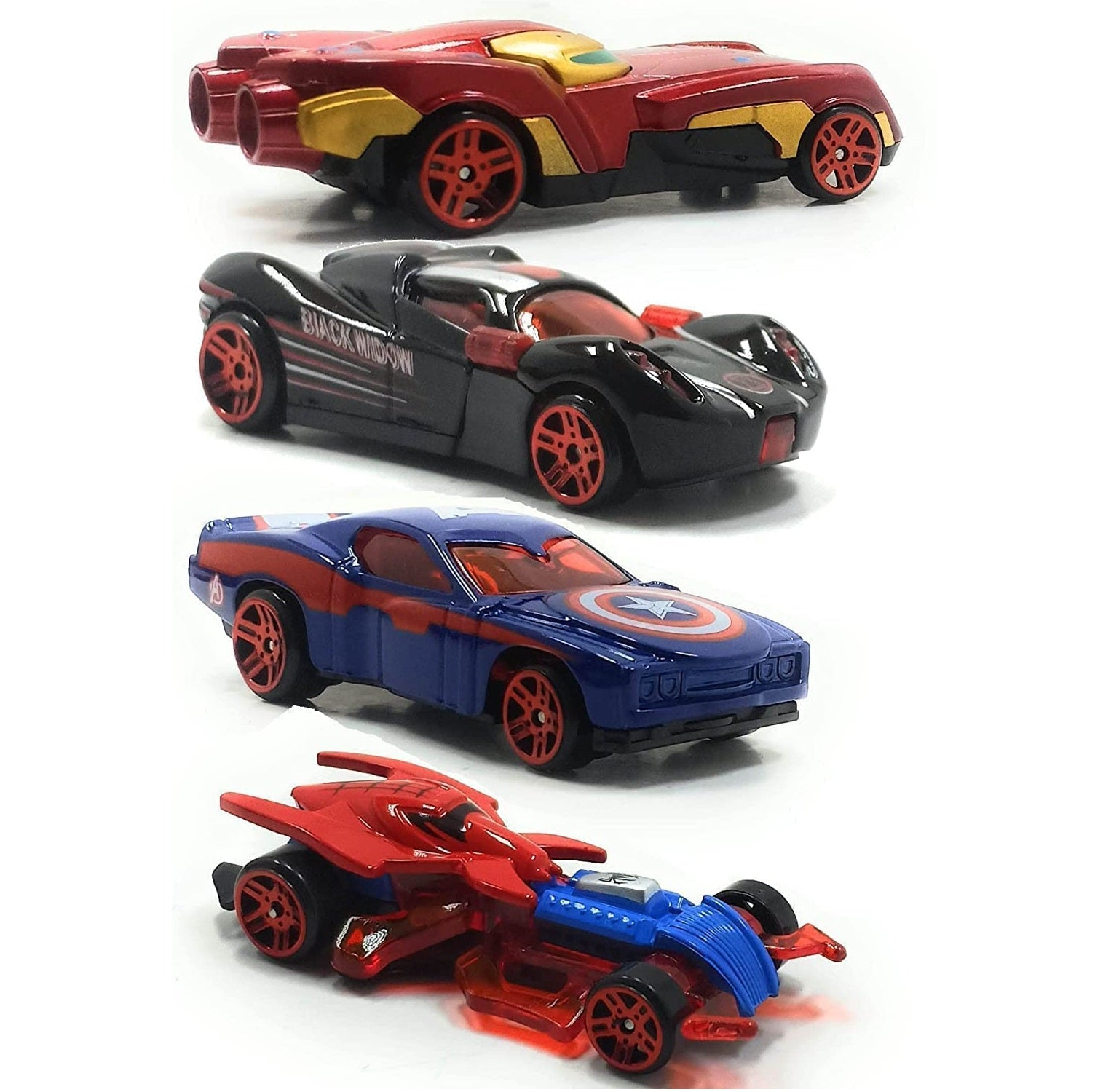 Metal Diecast Avenger Cars Set-Pack of 4