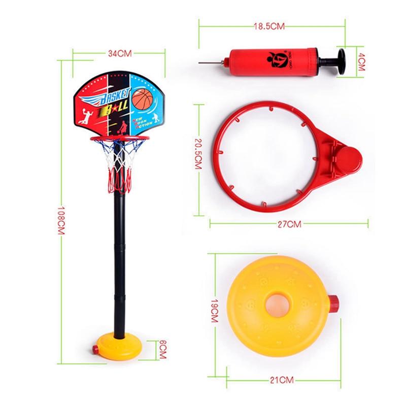 Hoops 2in1 Basketball Goal Stand Hoop Set with Ball Pump