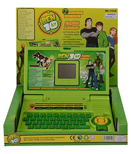 Ben 10 English Learner/Education Laptop for Kids 20 Activities