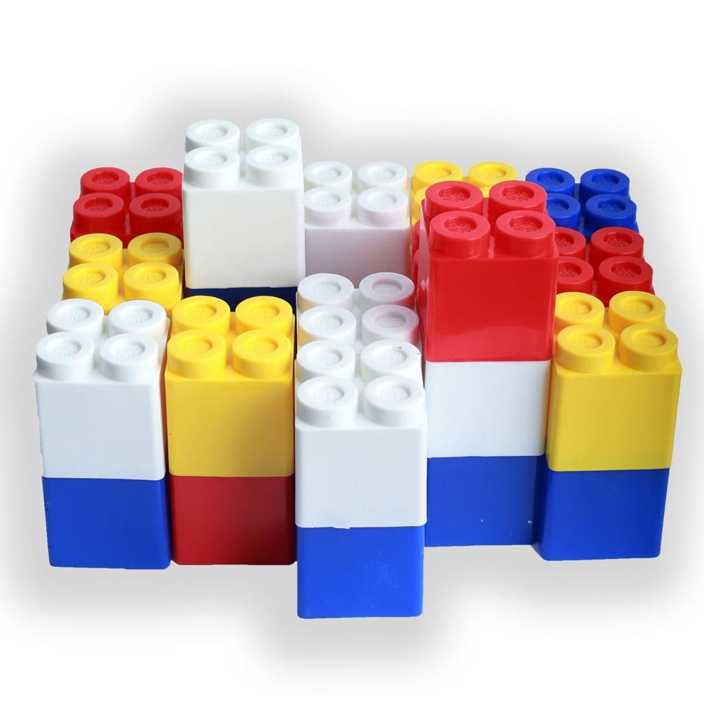 Big Size Multicolor Educational Building Blocks With Stickers