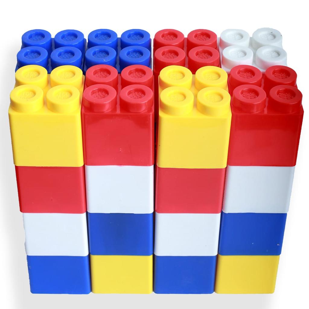 Big Size Multicolor Educational Building Blocks With Stickers – MGT Toys