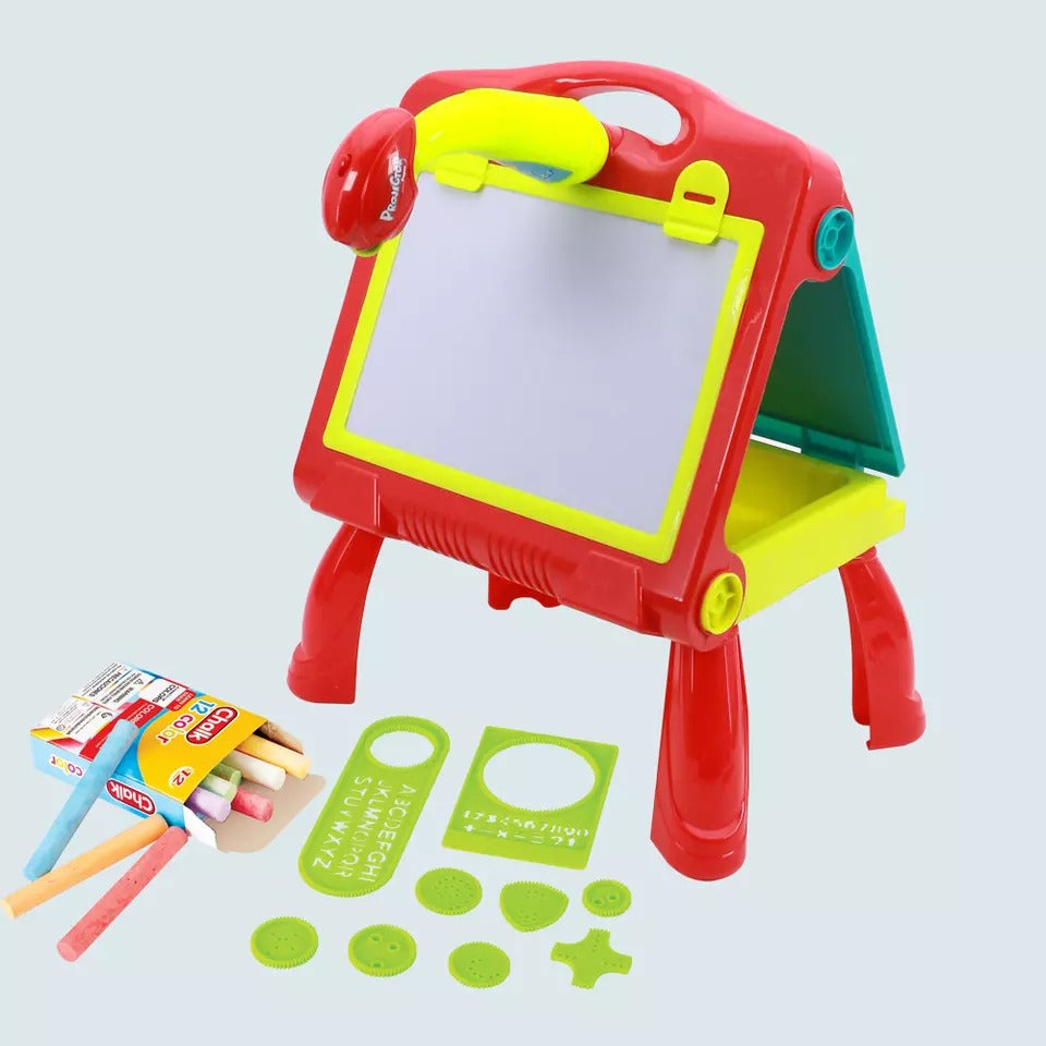 3in1 Drawing/Painting Table Projector With Easel Stand