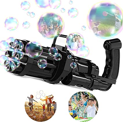 8-Hole Bubble Gun Machine Massive Bubble Gattler Toy gun