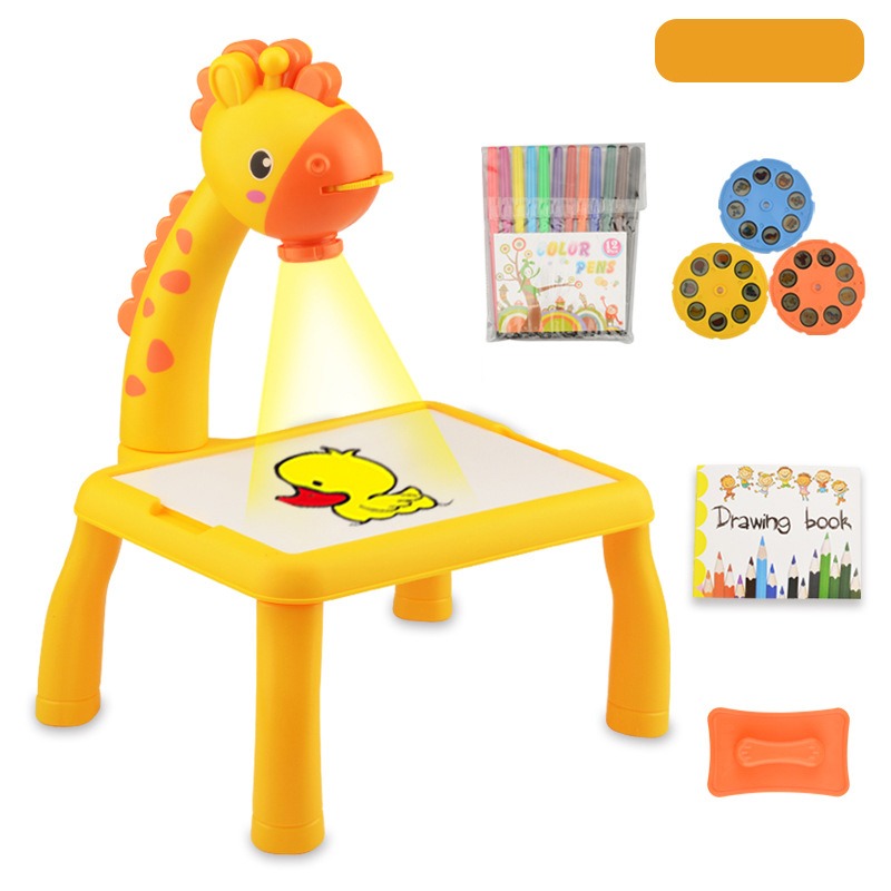 Giraffe Painting & Drawing Projector Table With 24 Patterns