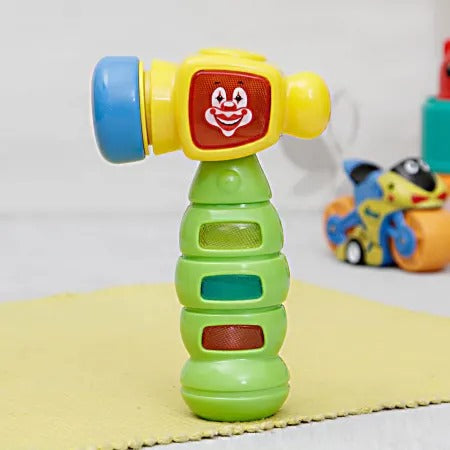 Clown Musical Hammer Light Up Activity Toy