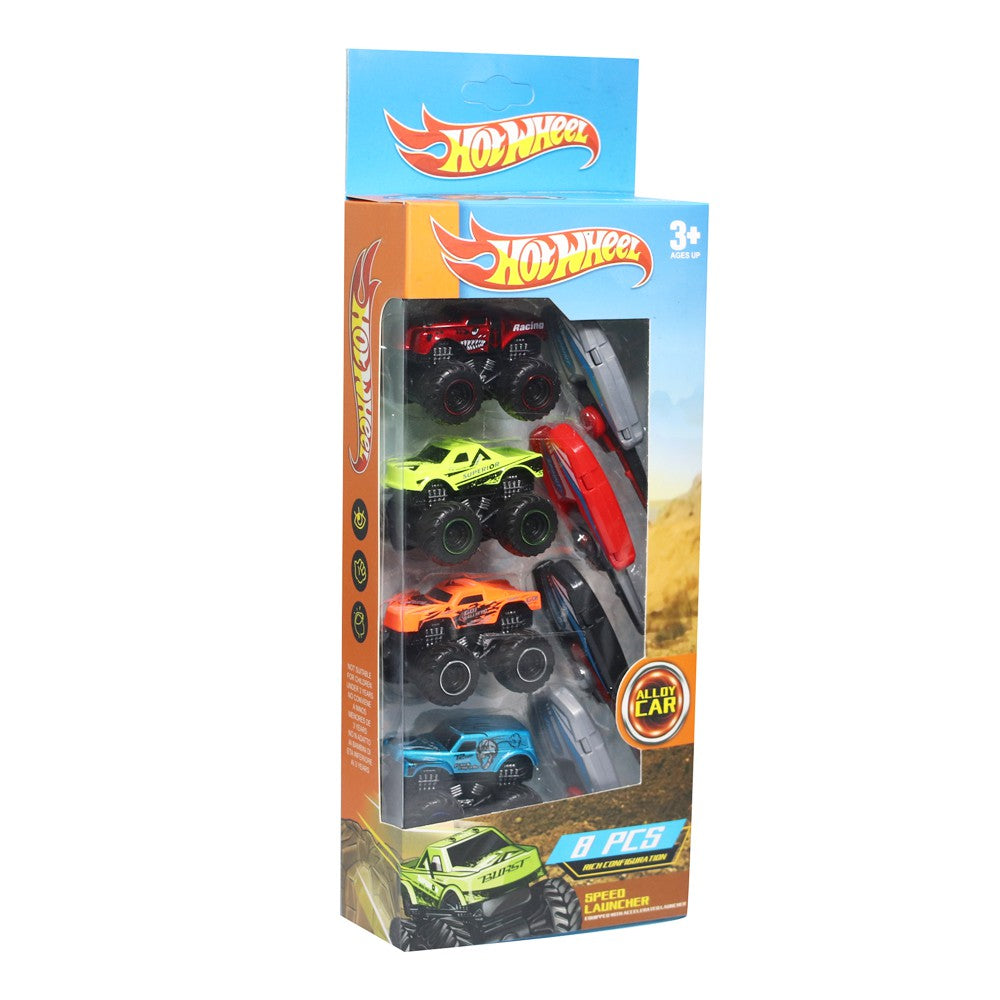 Hot Wheels Pack Of 4 Diecast Jeeps With Key launcher