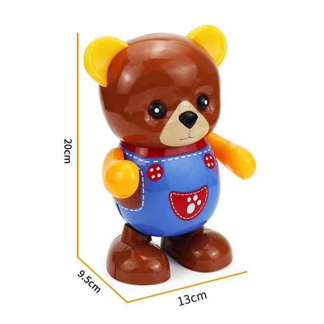 Cute Bear Lights & Music Dancing Toy