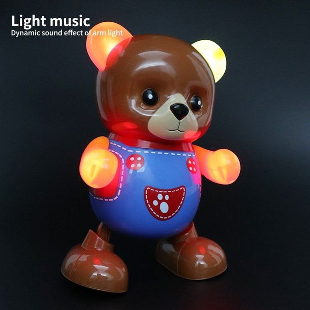 Cute Bear Lights & Music Dancing Toy