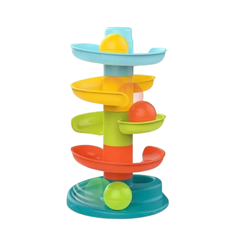 Colorful Roll Ball Twirl Tower