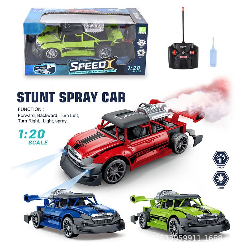 Remote Control Racing Rechargeable Smoke Car