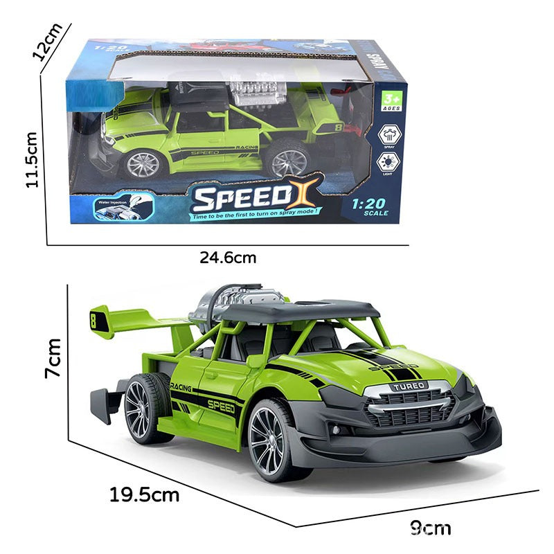 Remote Control Racing Rechargeable Smoke Car