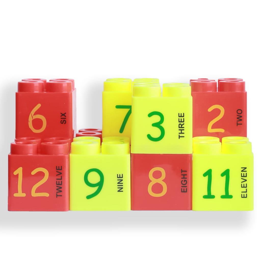 Big Size Multicolor Educational Numbers Building Blocks