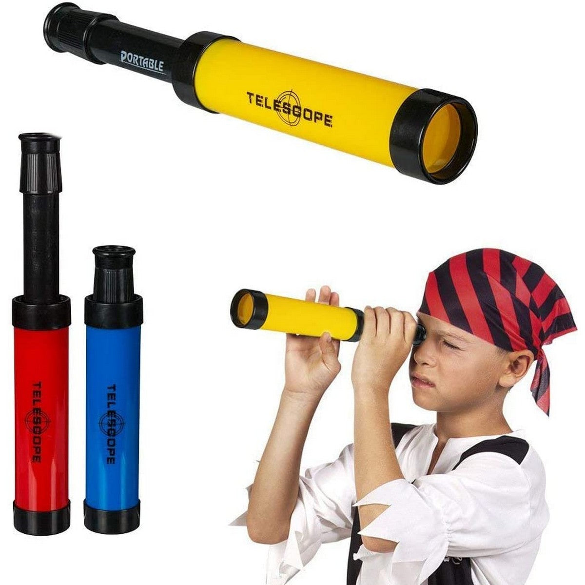 Multicolor Activity Foldable Telescope