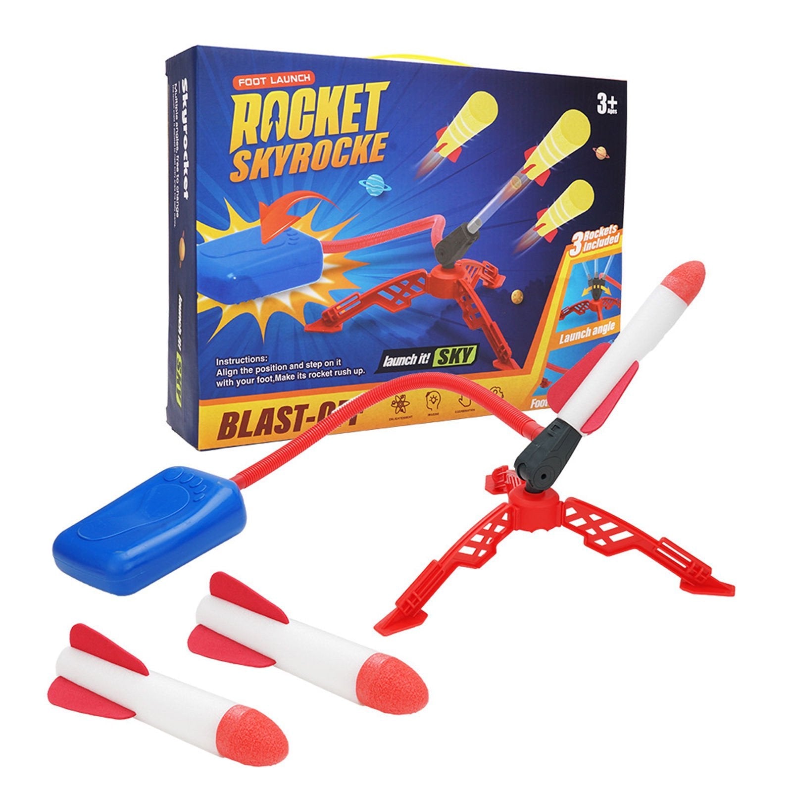 Kids Stomp Air Rocket Launcher Fun Activity Toy