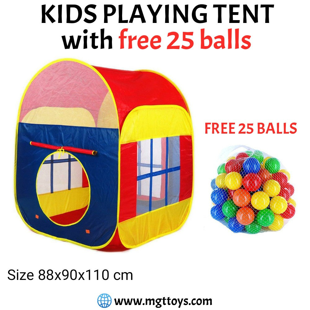 Big Size Kids Play House Tent With Free 25 Balls