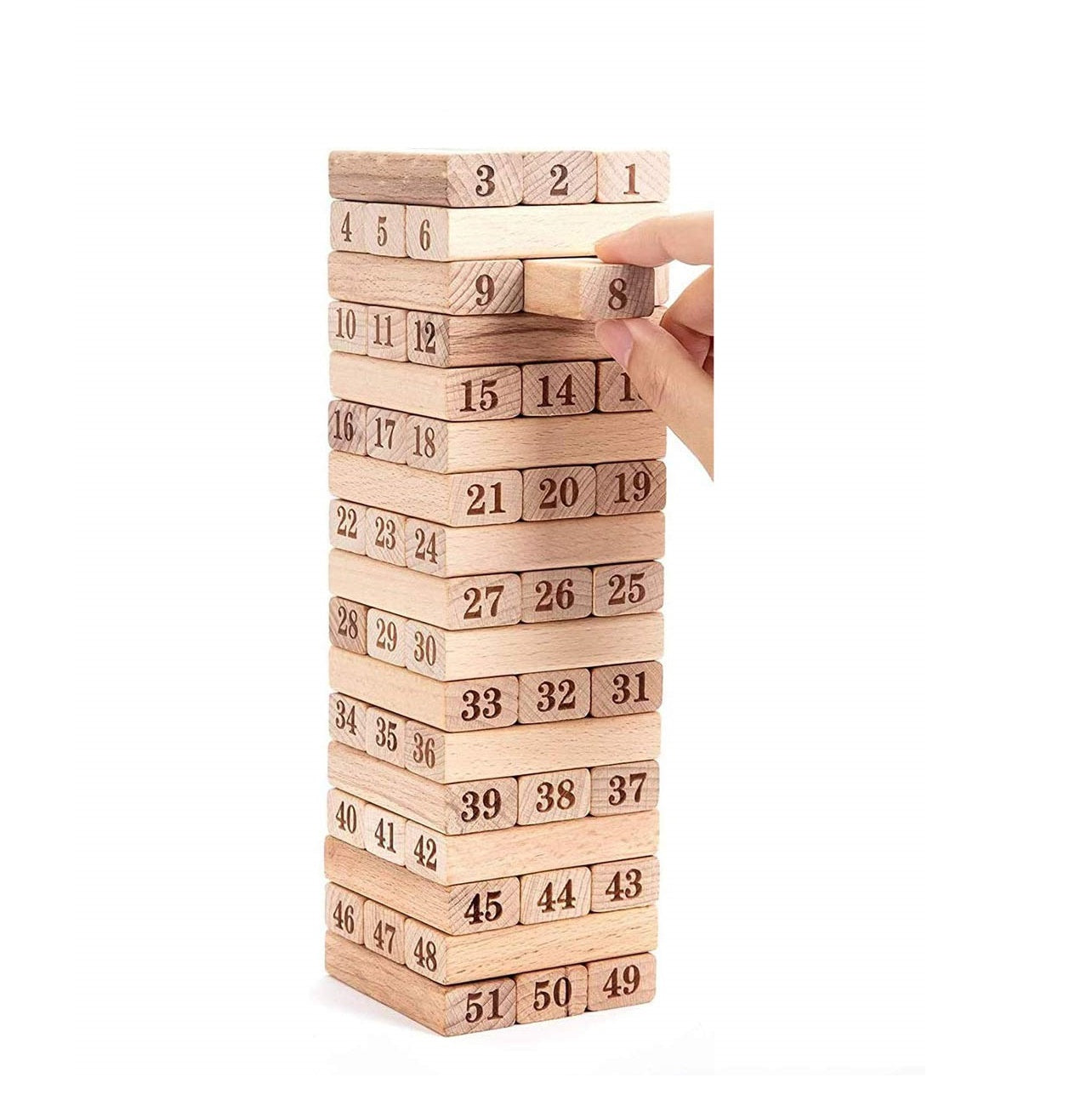 Wooden Jenga Big Size Stacking Tower Fun Game