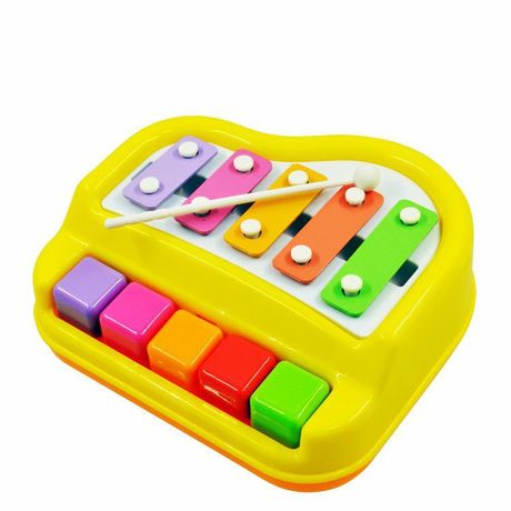 2in1 Musical Xylophone Piano With Drum Sticks