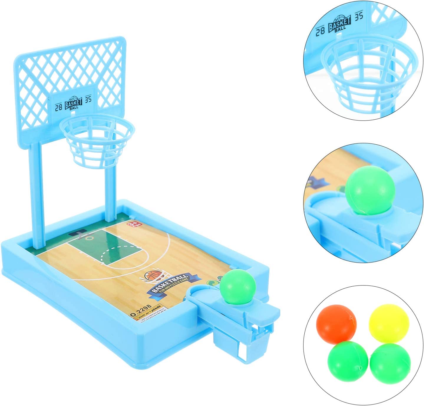 Kids Desktop Basketball Table Top Bounce Activity Game