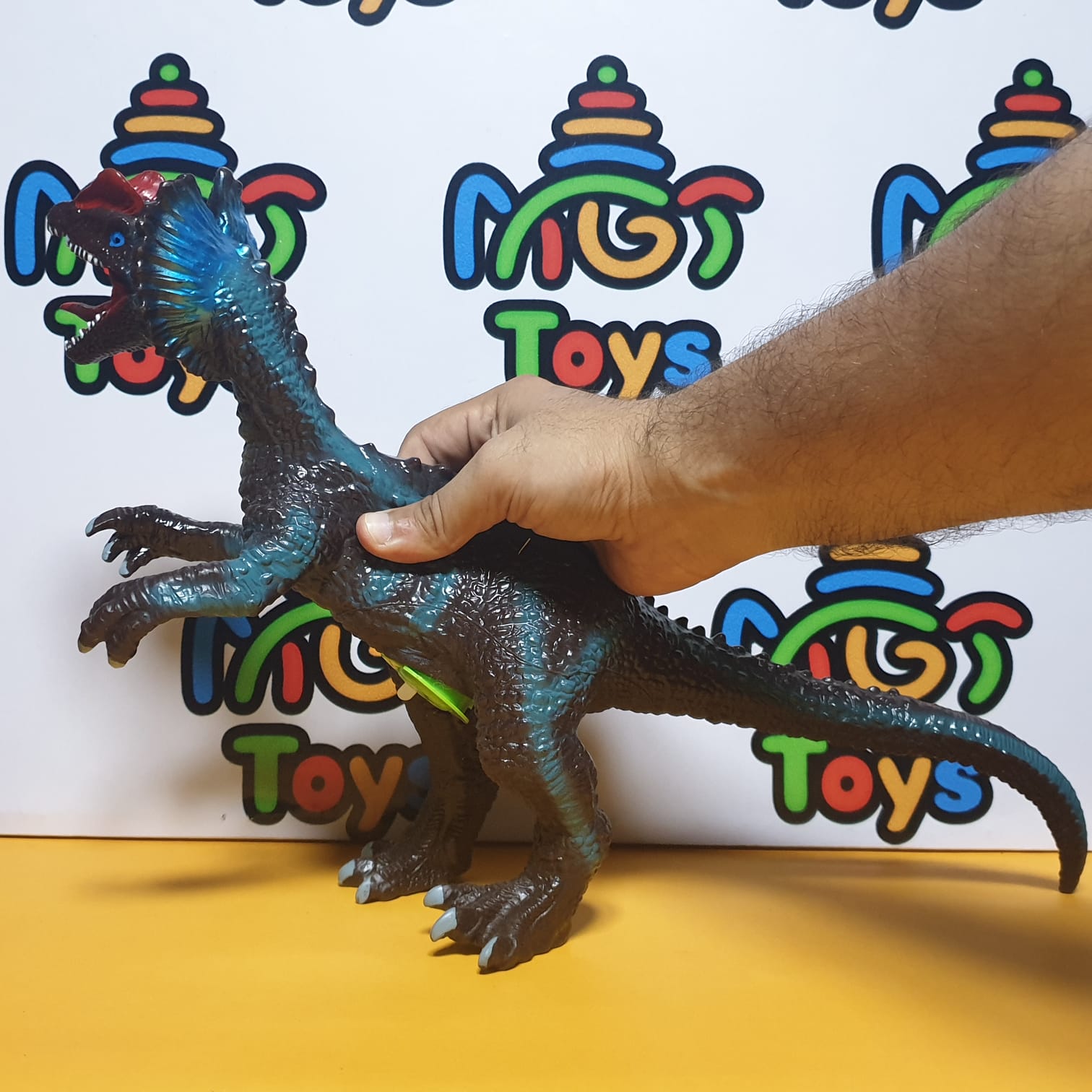 Dinosaur Model Rubber Figure Toy With Sound