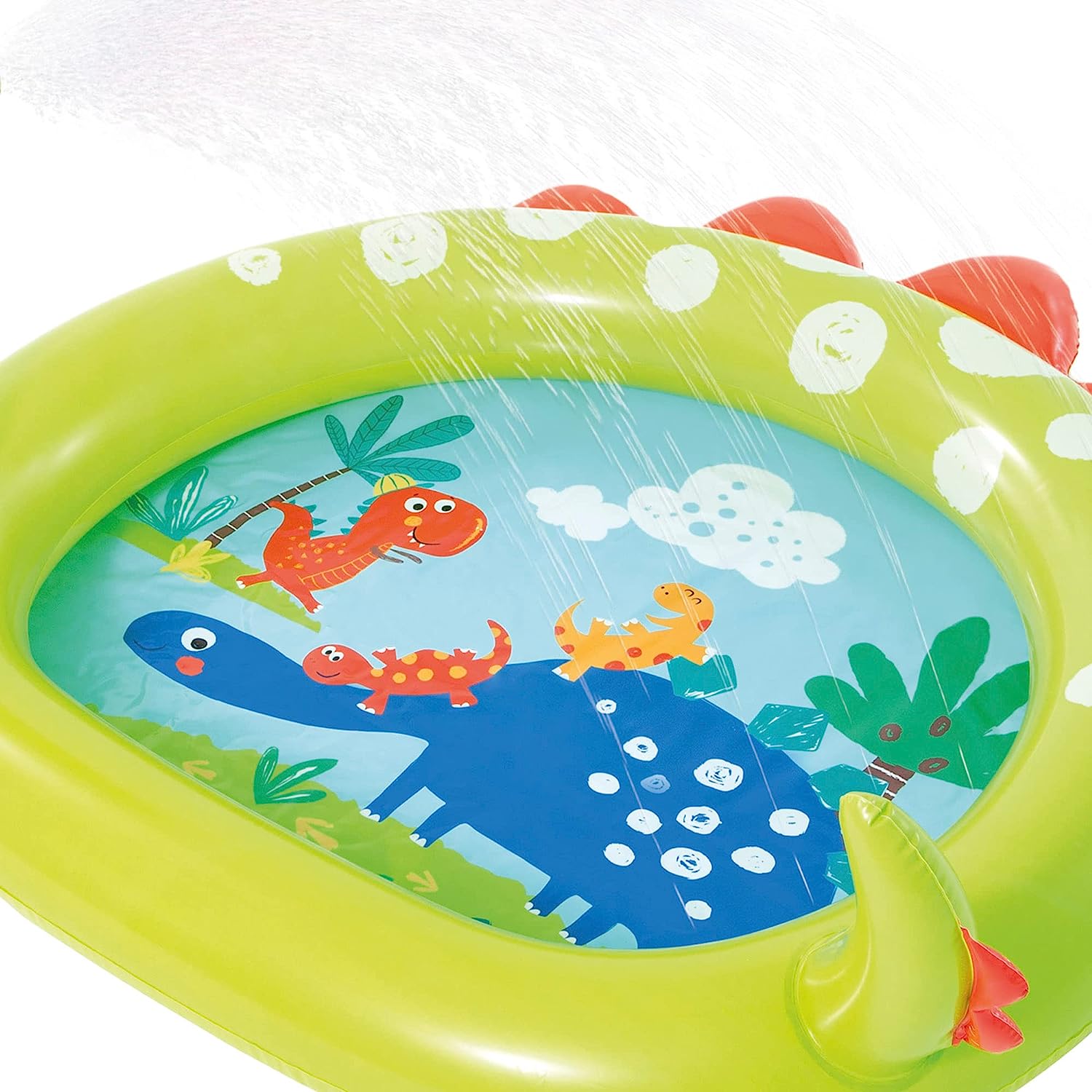 Intex Inflatable Dinosaur Spray Kids Activity Pool With Free Pump