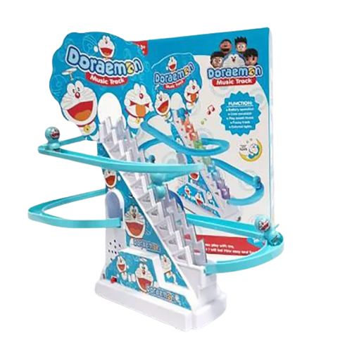 Doraemon Electric Climbing Stairs Track Set Toy