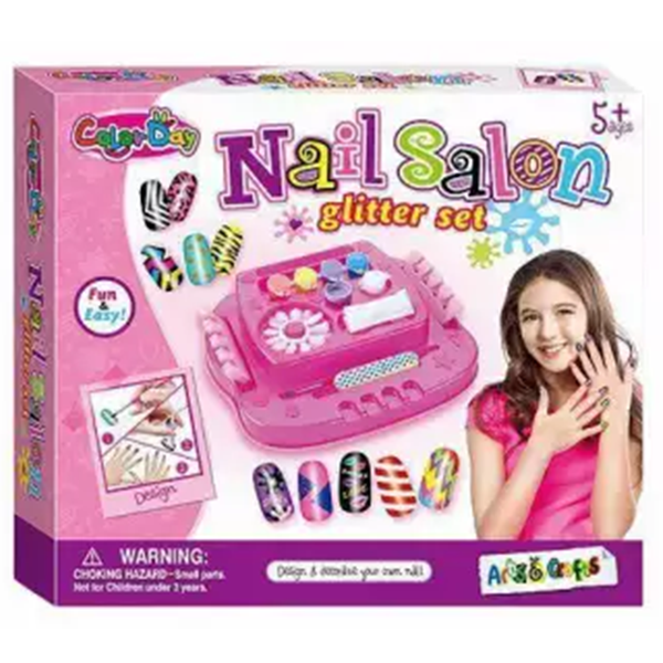 Fashion Girls Nail Saloon Set With Nail Polish Kit