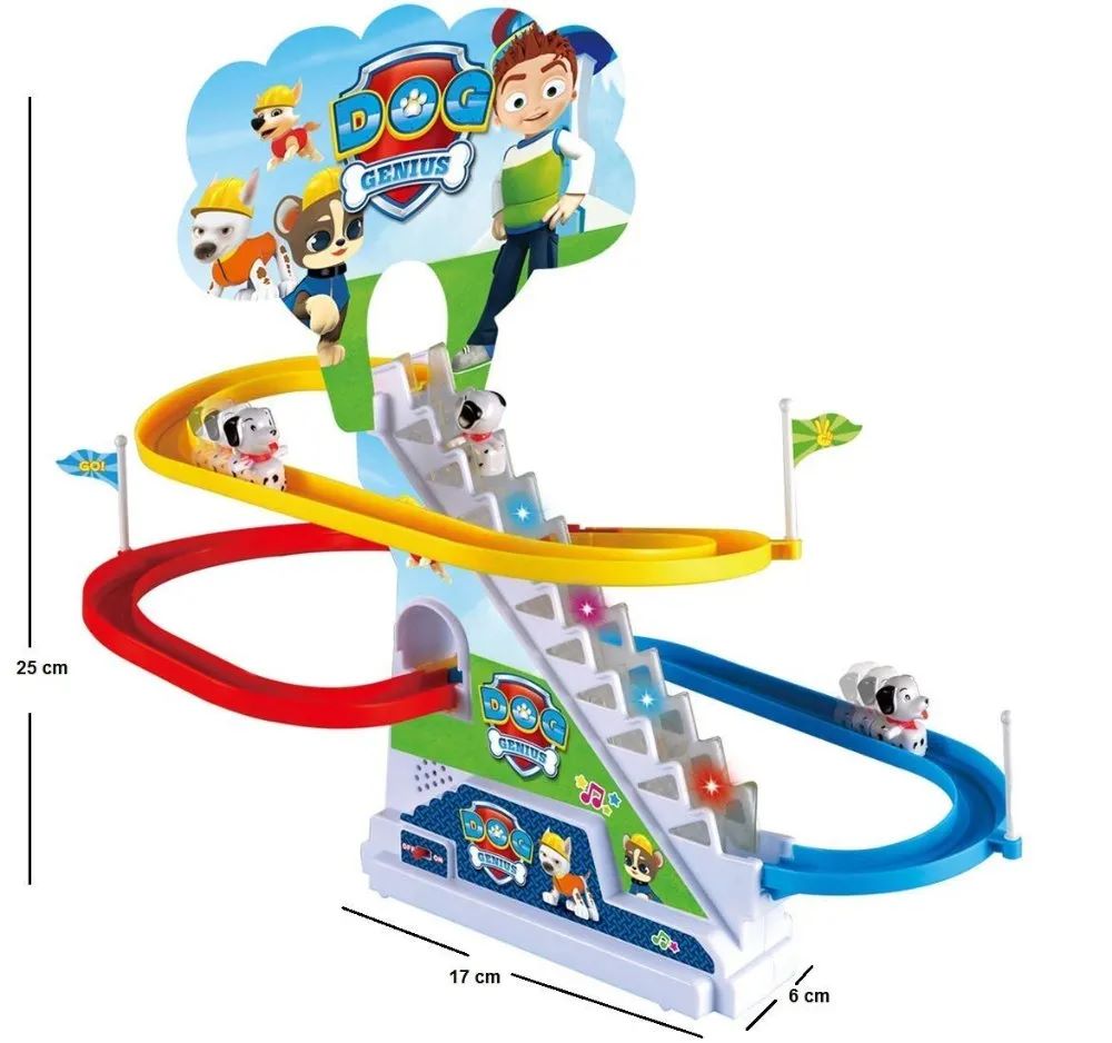 Paw Patrol Electric Climbing Stairs Track Set Toy