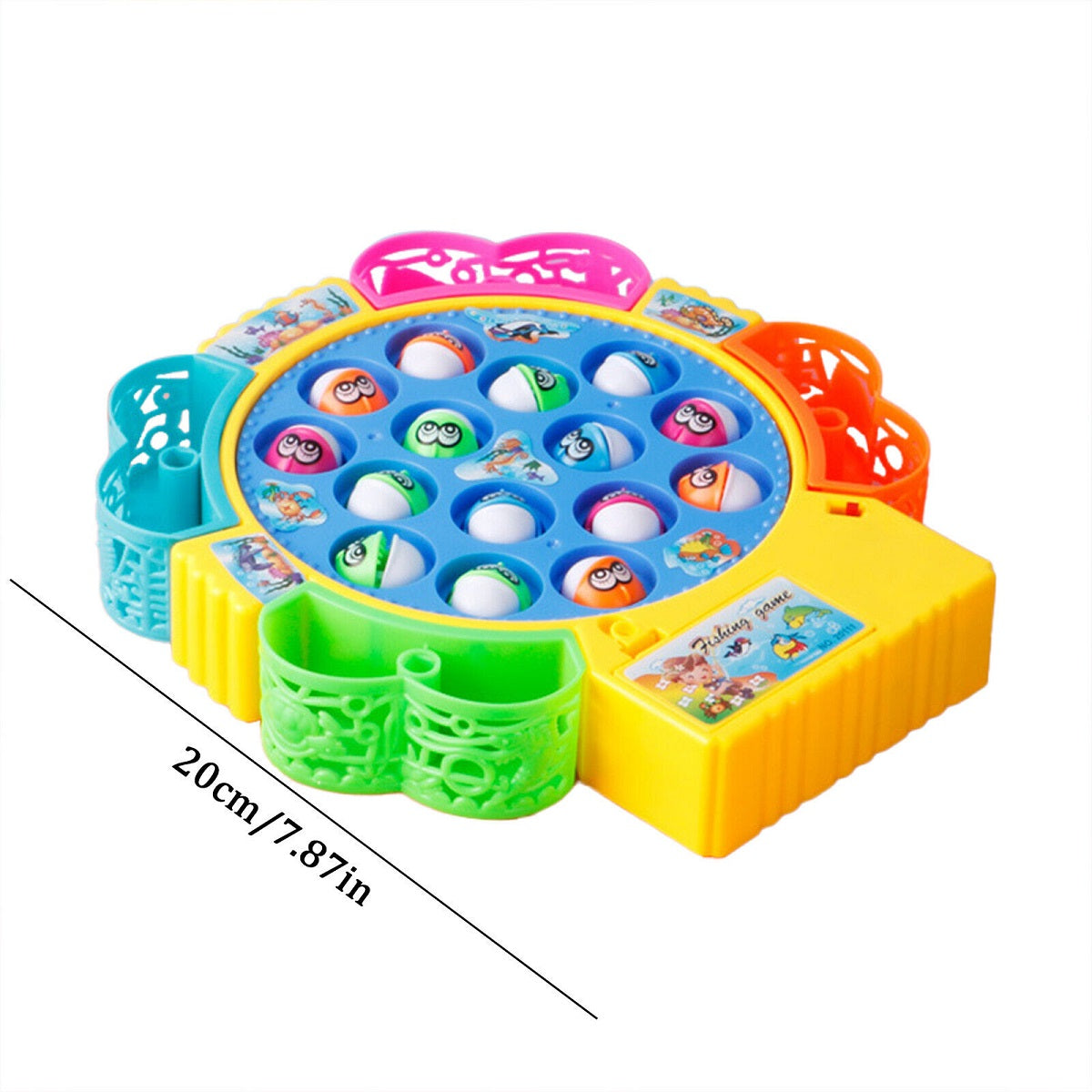 Musical Fish Catching Activity Game -15 Fish