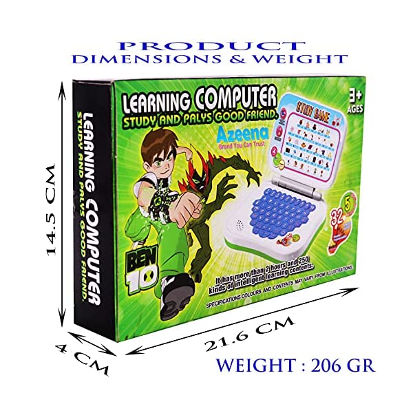 Super Hero Mini Educational Learning Fun Laptop Toy