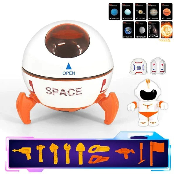 Interstellar Toy Model Spaceship Astronaut With Light Music