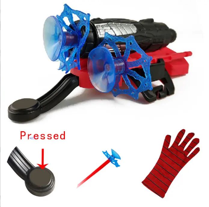 Spiderman Web Dart Launcher Pulse Jetting Spider Dart Toy